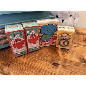 Vintage 1970s Avon Pin Pal Fragrance Glace Bobbin Robin Minute Mouse Pedal Push